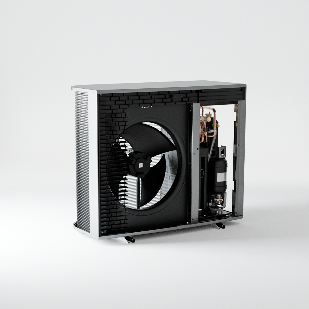 Daikin Altherma 4 H – Außengerät (Wärmepumpe) – Daikin Monoblock-Wärmepumpe (Ansicht 4)