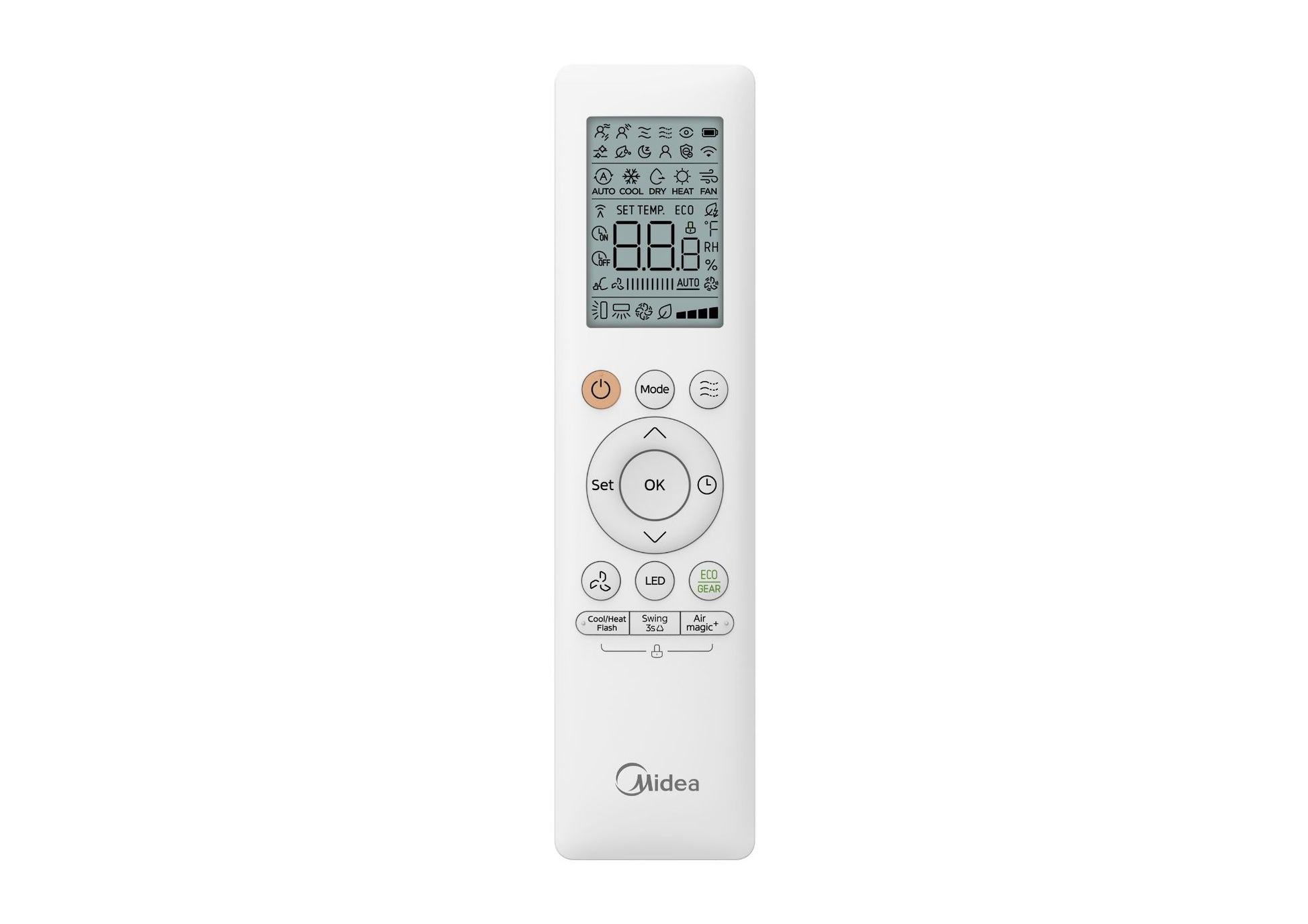 Midea Breezeless E – Midea Split-Klimaanlage – Fernbedienung (Ansicht 11)